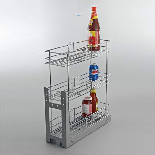 Pull Out with Base Mounted 3 Shelves