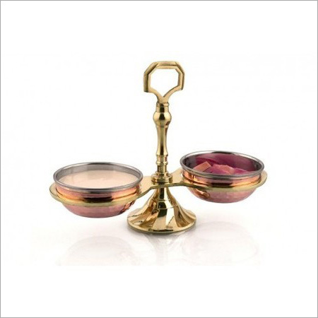 Copper Steel Pickle Condiment Holder