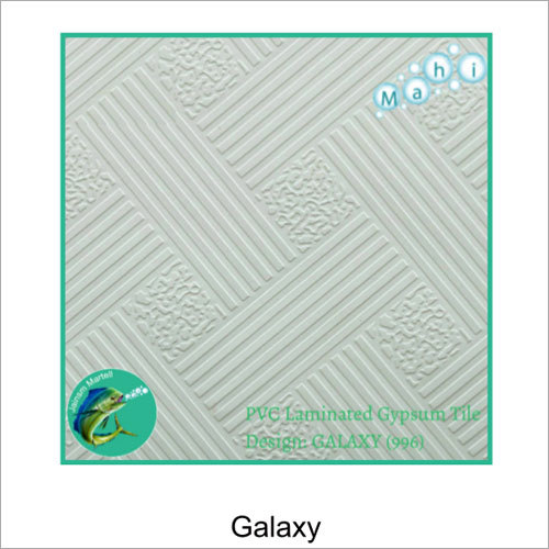 Whites Galaxy Pvc Laminated Gypsum Tile
