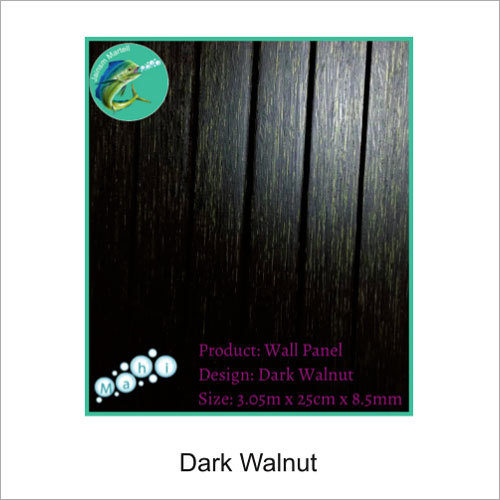 Dark Walnut PVC Wall Panel
