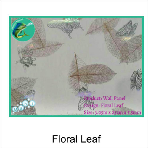 Floral Leaf PVC Wall Panel