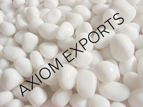 White Polished Pebbles