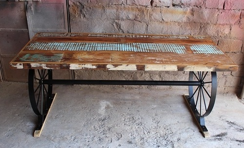 Reclaimed Wood Industrial Cycle Dining Reclaimed Wood Industrial Cycle Dining