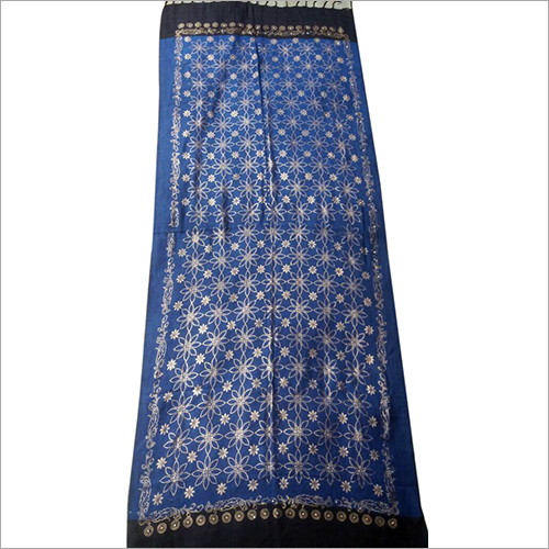 Blue Designer Stole
