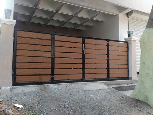 WPVC MS folding swing gate