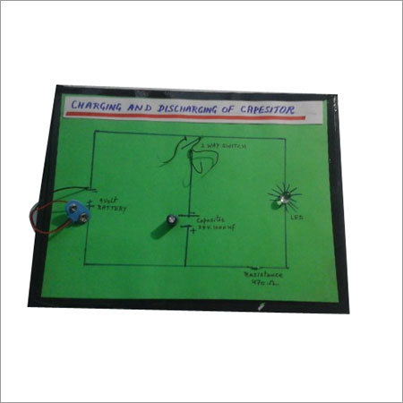 Charging and Discharging of a Capacitor Science Project Model
