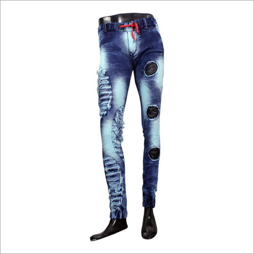 Mens Stretchable Trendy Rugged Jeans