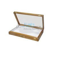 Insect Storage Box - Teakwood Frame With Sunmica Top, Lacquer Polish Finish, Eva-lined, Brass Hinges & Index Card Holder - Air-tight And Pest Proof Design