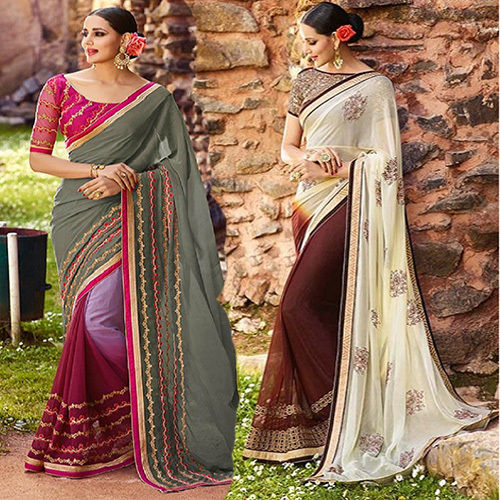 Georgette Fancy Designer Saree