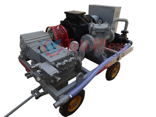 High Pressure Hydro Water Jetting Pumps Machines Flow Rate: 35 Lpm