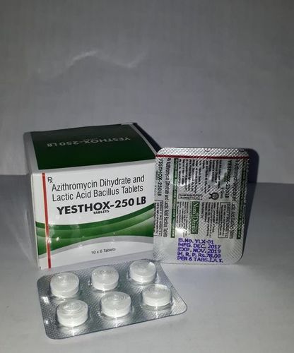 Azithromycin 250 Mg. + Lactic Aid Baccilus 60 Ms.