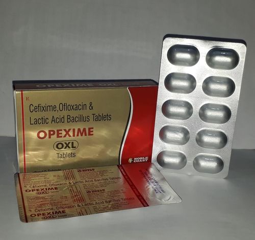 Cefixime 200 Mg.+ofloxacin 200 Mg+ Lactobacillus 2.5 Million Spores Tablets