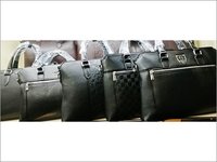 Ladies Laptop Bag - Genuine Leather, Spacious Design With Zipper Pockets, Stylish Trendy Patterns