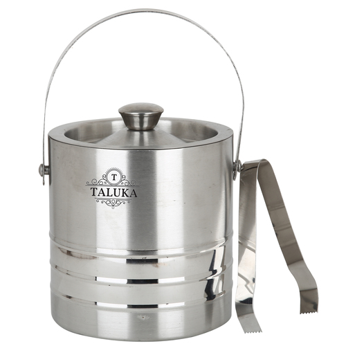 Steel Ice Bucket Double Wall Bottom Ring