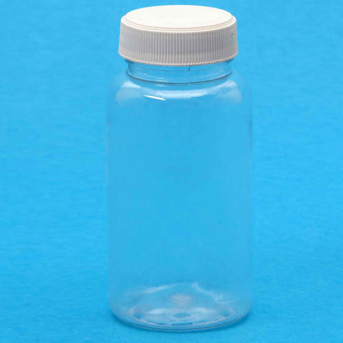 PET Tablet Container - PET Polymer, 10-150 Grams, Available in Natural Colors | Soft Plastic, Varied Capacities and Shapes for Tablet Packaging