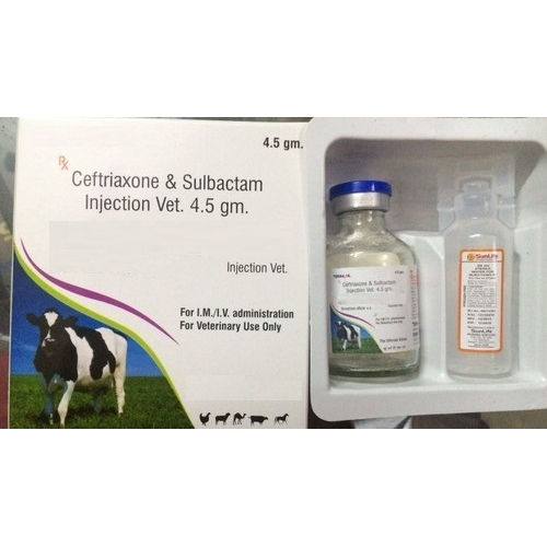 Veterinary Ceftriaxone Sodium Sulbactam injection