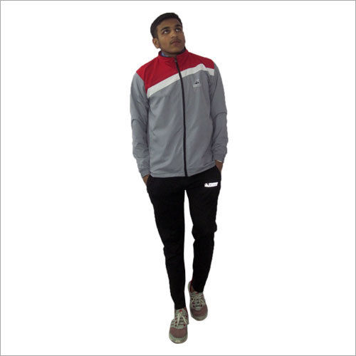 Red And White Custom Sports Tracksuit