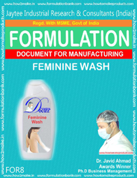 Feminine Wash - Comprehensive Formulation & Manufacturing Process eBook | Instant Delivery After Payment Downloadable Document