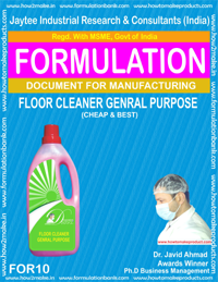 Floor Cleaner Formulation eBooks
