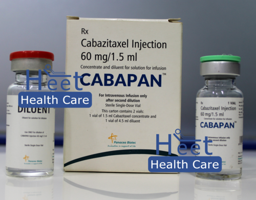 Cabapan Cabazitaxel 60mg By HEET HEALTHCARE PVT. LTD.