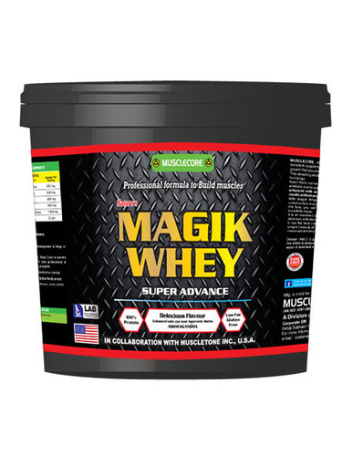 MAGIK WHEY - 4.5 KG Powder | Enhanced with Anabolic Amino Acids, Natural Herbal Boost for Optimal Muscle Recovery and Growth