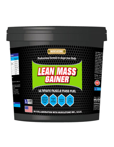 Lean Mass Gainer - 4.5 KG Powder | High-Calorie Nutritional Supplement, All-Natural Ingredients, Safe Anabolic Support, Enhanced Muscle Recovery