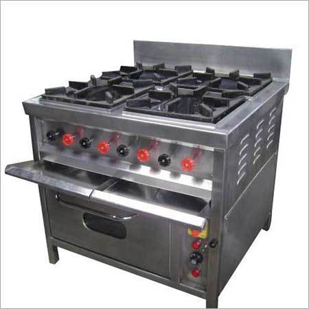 Semi Automatic Four Burner With Oven