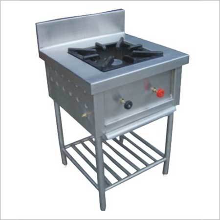Single Burner Range - Stainless Steel, Rectangular Shape | Semi-Automatic, Silver Finish, 1 Year Warranty