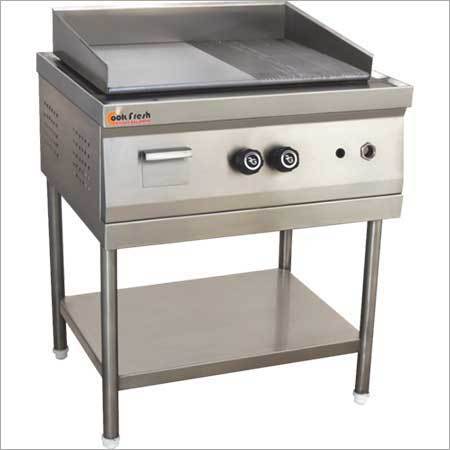 Standing Griddle Plate - Stainless Steel, Rectangular Shape | Semi-Automatic, 1-Year Warranty, Sleek Silver Finish