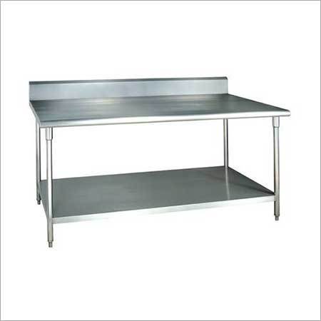 Semi Automatic Work Table With Under Shelf