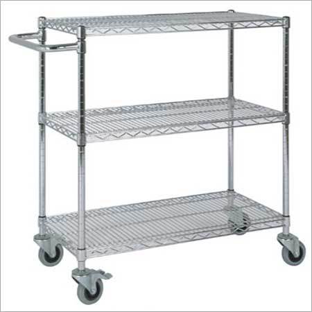 Semi Automatic Mobile Wire Mesh Rack