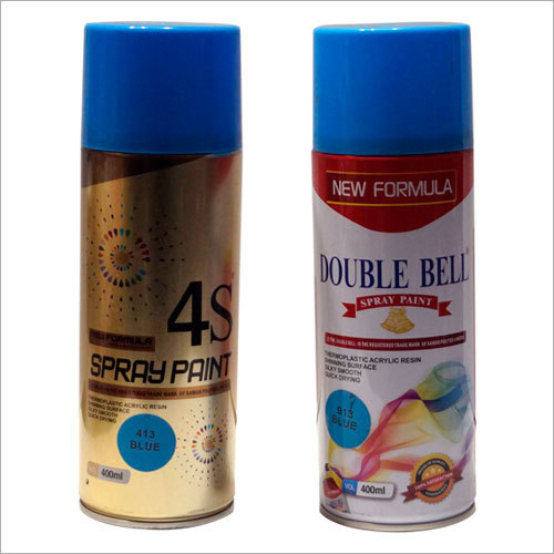 Liquid Blue Spray Paint