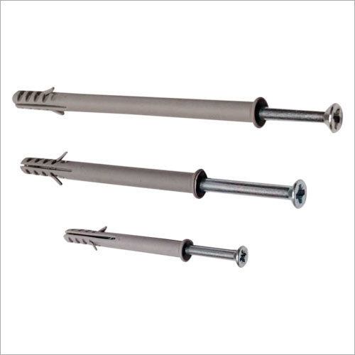Nylon Anchor Screw - Nylon Material 2-8 Grams Weight | M-Teeth Design Winged Feature Enhanced Grip for Soft Materials Ideal for Masonry