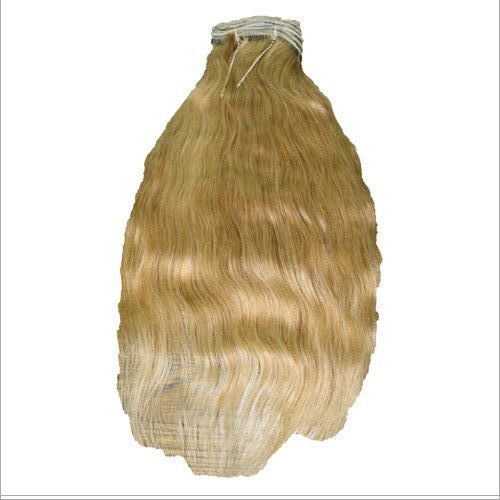 Blonde Weft Human Hair