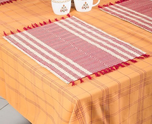 Natural Fibre Woven Table Mat Set