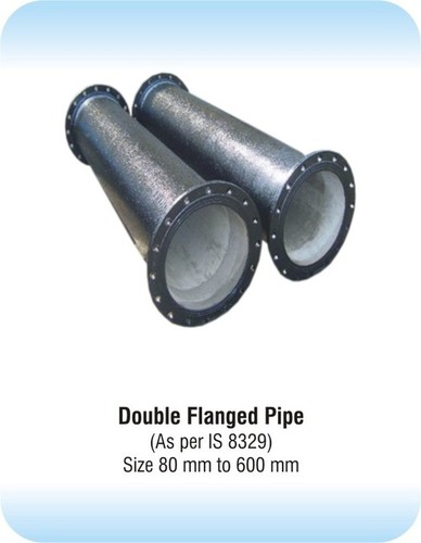 Black Double Flanged Cast Iron Pipe
