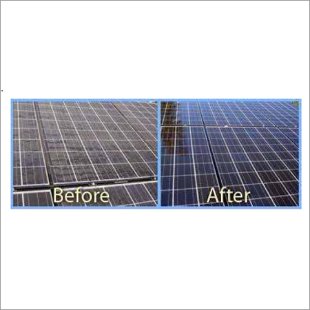 Cement Dust Remover from Solar Panel