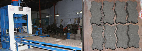 Automatic Fly Ash Brick Making Machine - 12 Bricks, Hydraulic Pressure Operation | Anti Permeability, Fire Resistant, High Durability, Low Weight Features