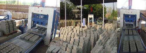 Heat Insulation Automatic Fly Ash Brick Machine - Single Feeder