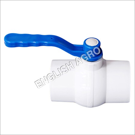 PVC Ball Valve With Ms Plate Handle
