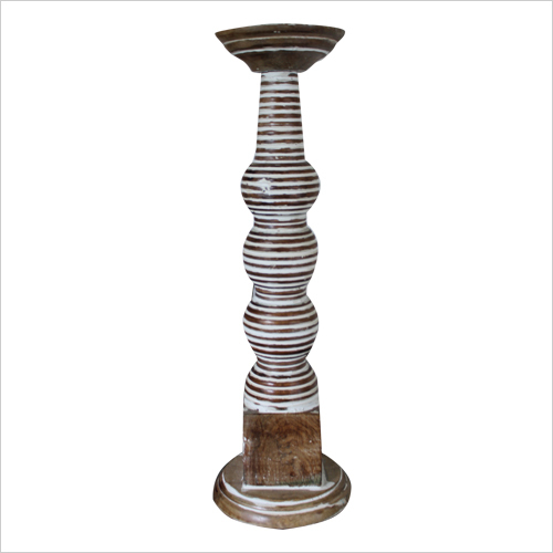 Wood Wooden Candle Stands
