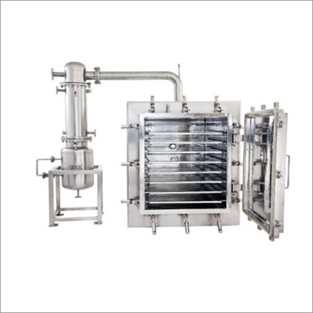 Silver Ss Vacuum Tray Dryer