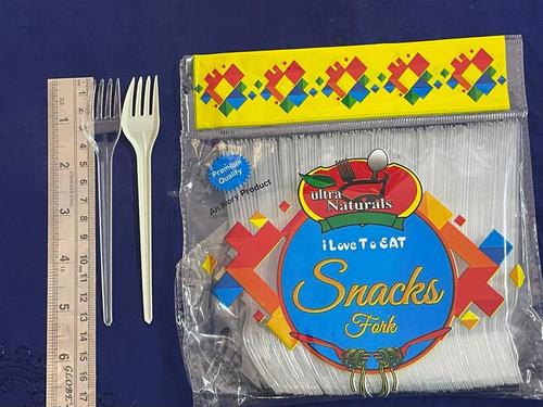 Plastic Snacks Fork