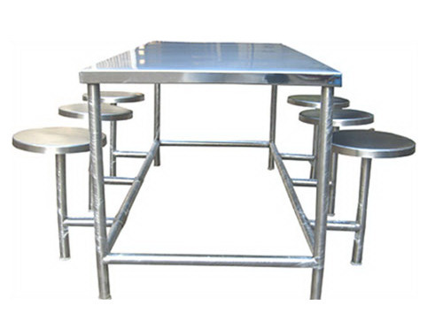Silver Ss Dining Table Set