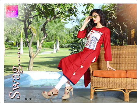 Ladies Designer Cotton Kurtis