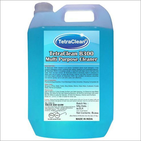 Tetraclean B300 Multi Purpose Cleaner - Application: Industrial