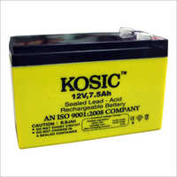 12 Volt 7.5 Ah Battery