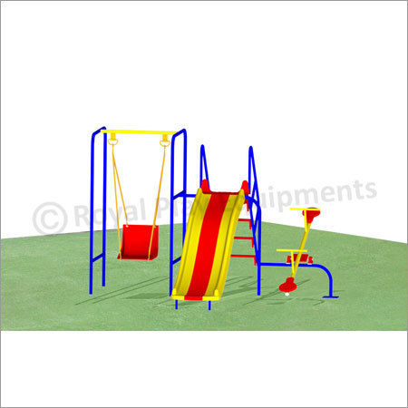 Frp Playground Swing Slide And See Saw Combo Set