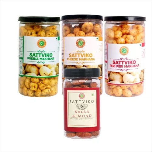Sattviko Makhana Jars And Almond Combo