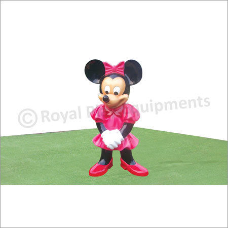 Minnie Mouse Sculpture Garden Sculpture Animal Sculpture Decorative Sculpture - Color: Pink